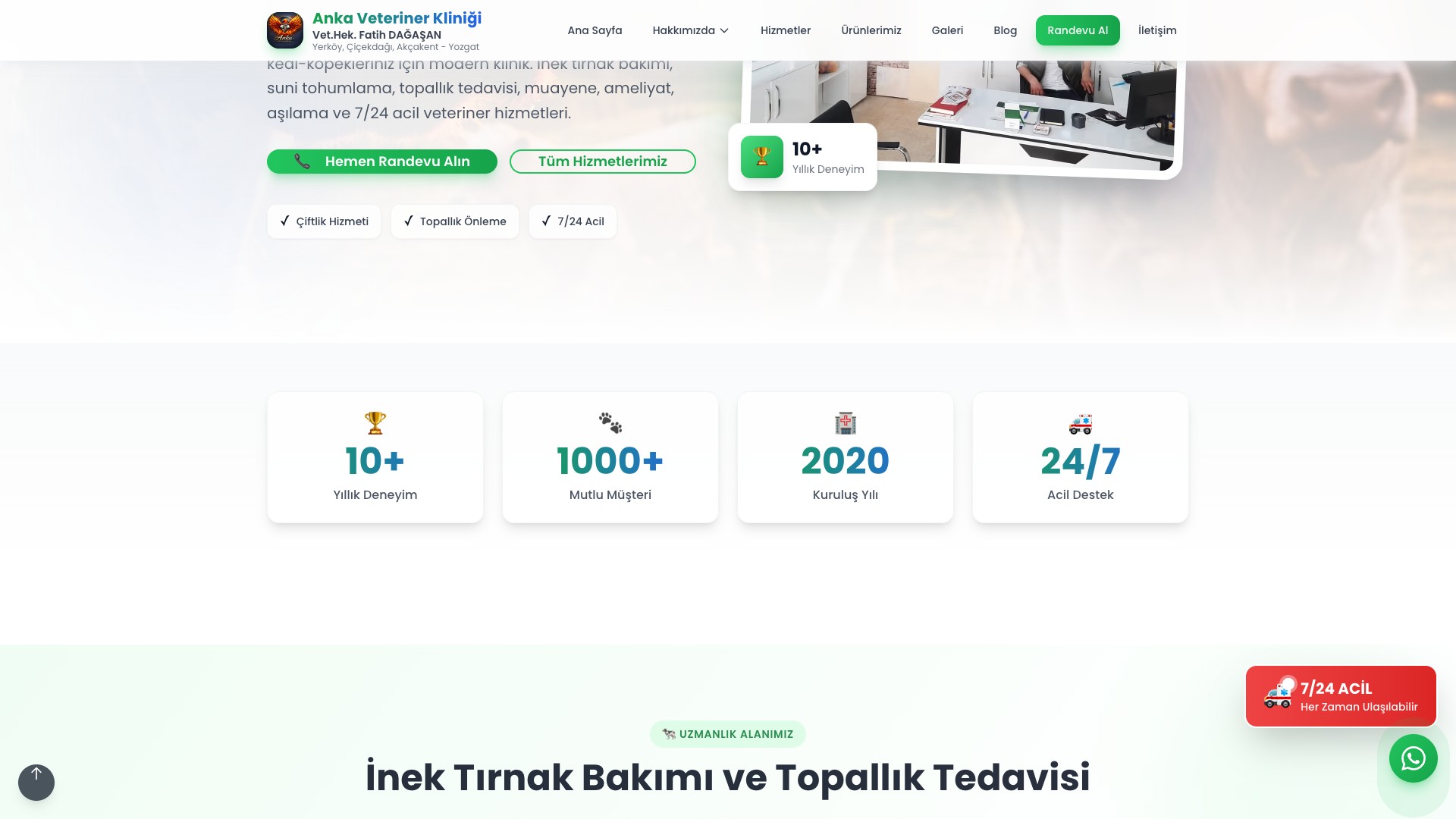 Yerköy Veteriner Kliniği - Ekran Görüntüsü 2